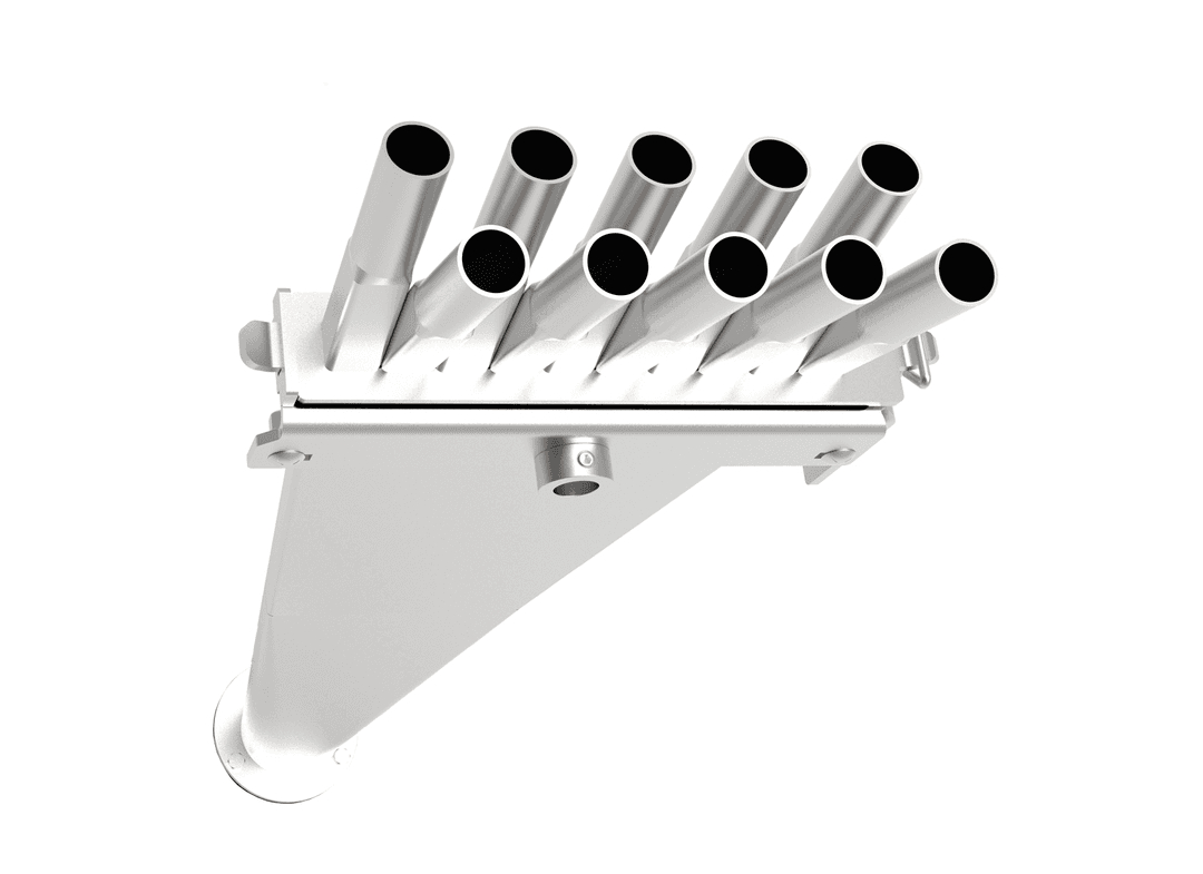 Distribution Head Assembly, 1″ 10 Outlet, Stainless Steel